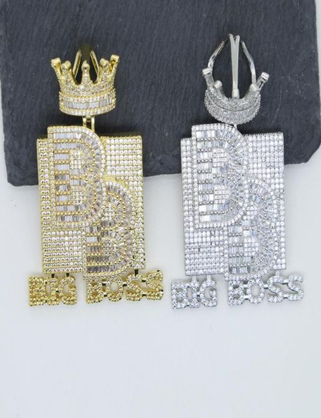 big boss letter crown pendant initial necklace with rope chain iced out bling 5a cubic zircon hip hop men boy jewelry whole5969925, Silver
big boss letter crown pendant initial necklace with rope chain iced out bling 5a cubic zircon hip hop men boy jewelry whole5969925, Silver