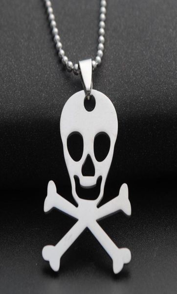 1pcs stainless steel pirate clown skull horror scary mask sign pendant necklace skeleton women men gift necklace jewelry5849247, Silver 
1pcs stainless steel pirate clown skull horror scary mask sign pendant necklace skeleton women men gift necklace jewelry5849247, Silver