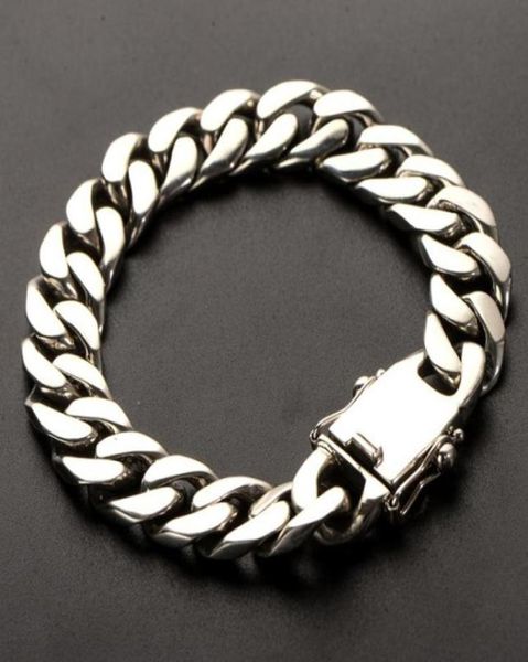 925 sterling silver trendy jewelry simple individual wild thick men039s bracelet vintage men and women couple bracelet shi83462172799492, Black
925 sterling silver trendy jewelry simple individual wild thick men039s bracelet vintage men and women couple bracelet shi83462172799492, Black