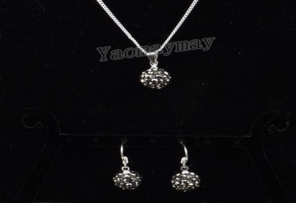 fashion rhinestone jewellery set hematite disco ball pendant earrings and necklace for women 10 sets whole8943612, Silver
fashion rhinestone jewellery set hematite disco ball pendant earrings and necklace for women 10 sets whole8943612, Silver