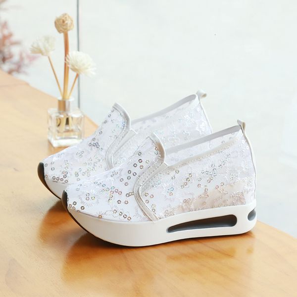 sandals inner elevated single shoe women's 2023 spring summer lace sequin mesh casual fit comfortable thick sole shoes 230714, Black
sandals inner elevated single shoe women's 2023 spring summer lace sequin mesh casual fit comfortable thick sole shoes 230714, Black