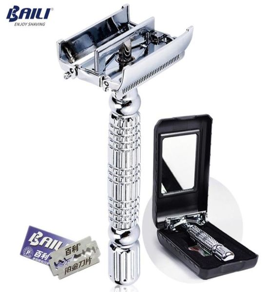 fashion stainless manual safety blade razor double edge shaver beard shaving for men with mirror case 6 blades bd1799685116
fashion stainless manual safety blade razor double edge shaver beard shaving for men with mirror case 6 blades bd1799685116