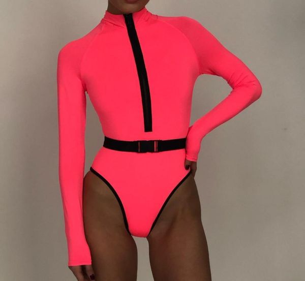 long sleeve bikini 2020 neon pink zipper bodysuits onepiece swimwear women turtleneck swimsuit female high cut monokini biquini9979788
long sleeve bikini 2020 neon pink zipper bodysuits onepiece swimwear women turtleneck swimsuit female high cut monokini biquini9979788