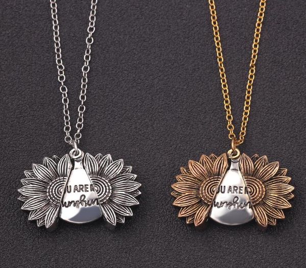 new alloy pendant necklace engrave letter "you are my sunshine" choker open locket i love you charm necklace women valentine', Silver
new alloy pendant necklace engrave letter "you are my sunshine" choker open locket i love you charm necklace women valentine', Silver