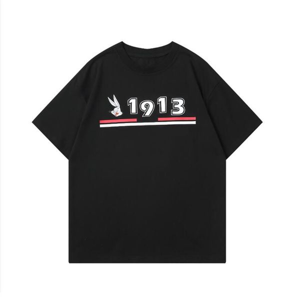 23 new early spring new print short-sleeved t-shirt, super good feel, fashionable and versatile, same style for men and women, round neck fa, White;black
23 new early spring new print short-sleeved t-shirt, super good feel, fashionable and versatile, same style for men and women, round neck fa, White;black
