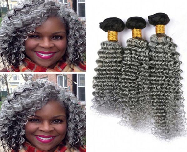 3pcslot 1bgrey ombre deep wave brazilian hair 3 bundles dark roots gray ombre curly human hair weaves extensions 300g2521894, Black
3pcslot 1bgrey ombre deep wave brazilian hair 3 bundles dark roots gray ombre curly human hair weaves extensions 300g2521894, Black