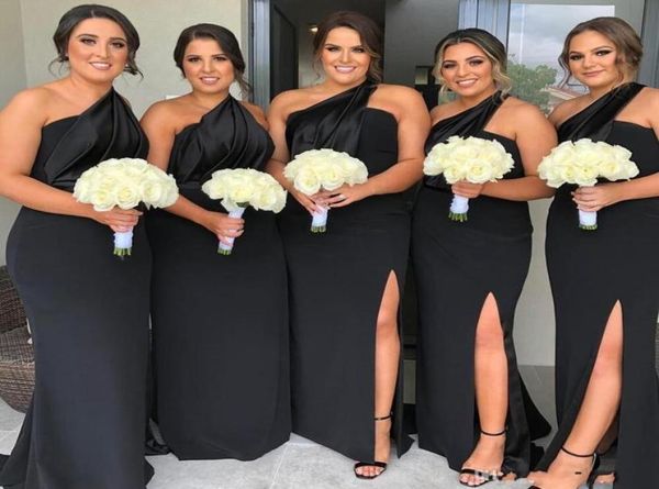 2023 new black one shoulder bridesmaid dresses side split spring summer countryside garden formal wedding party guest gowns plus s8219480, White;pink
2023 new black one shoulder bridesmaid dresses side split spring summer countryside garden formal wedding party guest gowns plus s8219480, White;pink