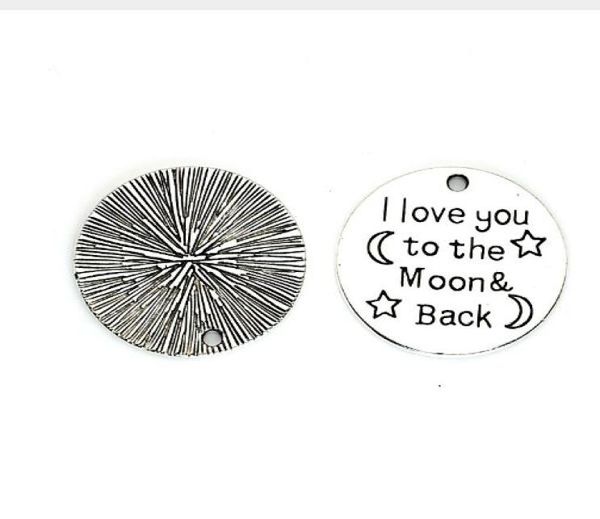 100pcs antique silver i love you to the moon and back charms pendants 25mm6959322, Bronze;silver
100pcs antique silver i love you to the moon and back charms pendants 25mm6959322, Bronze;silver