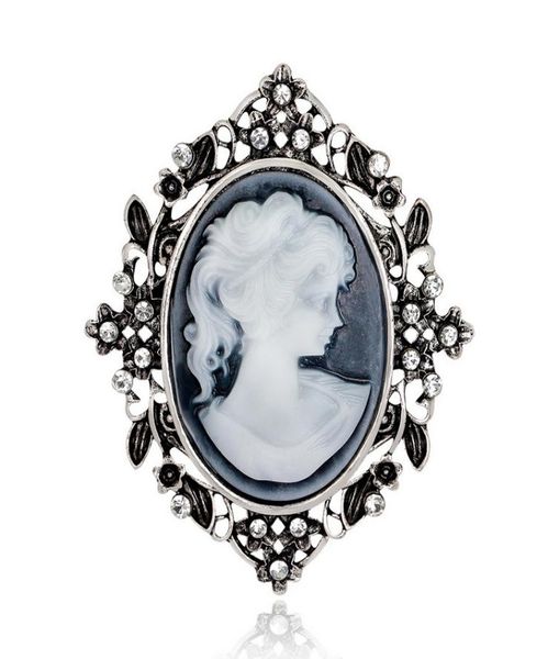 new arrival antique gold silver color vintage brooch pins crystal jewelry queen cameo brooches rhinestone for women christmas gif6356075, Gray
new arrival antique gold silver color vintage brooch pins crystal jewelry queen cameo brooches rhinestone for women christmas gif6356075, Gray