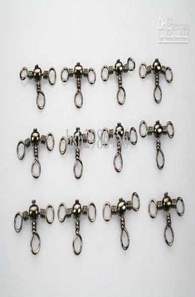150pcs crossline 3 way fishing barrel swivel lures 801235462753