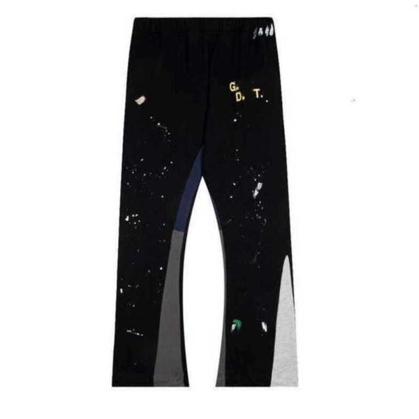 men's pants jeans galleries depts designer sweatpants sports fashion hand-painted splicing casual gram weight pure cotton terry loose, Black
men's pants jeans galleries depts designer sweatpants sports fashion hand-painted splicing casual gram weight pure cotton terry loose, Black