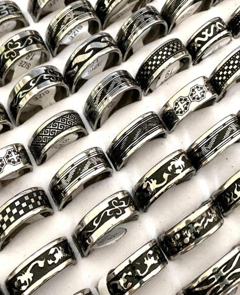 whole 30pcs black lines stainless steel rings mix men women band party gifts fashion punk retro jewelry18254003344738, Silver
whole 30pcs black lines stainless steel rings mix men women band party gifts fashion punk retro jewelry18254003344738, Silver