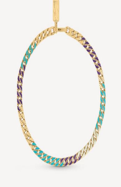 the classic necklace luxury jewelry design diamond 316l titanium steel engrave colored enamel thick chain links patches5622308, Silver
the classic necklace luxury jewelry design diamond 316l titanium steel engrave colored enamel thick chain links patches5622308, Silver