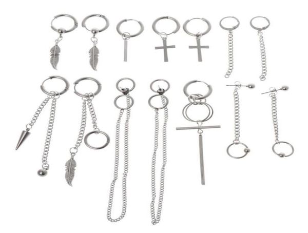 14 pcsset arrival trendy jewelry earrings stainless steel korean fashion personality for men women boys party decoration 2106241874997, Silver
14 pcsset arrival trendy jewelry earrings stainless steel korean fashion personality for men women boys party decoration 2106241874997, Silver