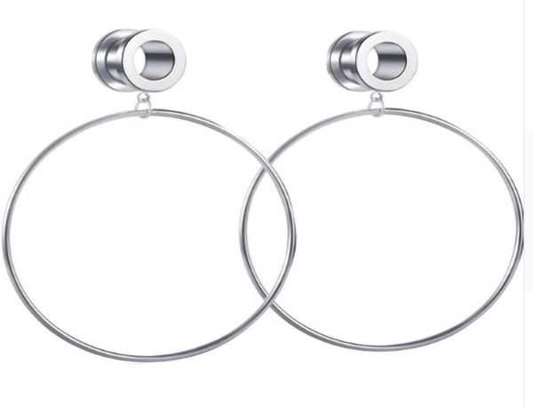 ring dangle screw steel ear plugs and tunnels piercing lage earring expanders lobe stretching gauges 60pcs 6 sizes8095053, Silver
ring dangle screw steel ear plugs and tunnels piercing lage earring expanders lobe stretching gauges 60pcs 6 sizes8095053, Silver