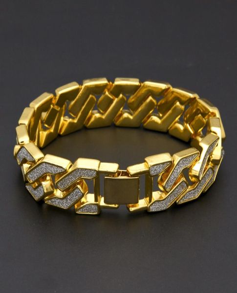 cuban link chain bracelet for mens iced out hip hop bracelets jewelry gold plating bangle zircon chains5881514, Black
cuban link chain bracelet for mens iced out hip hop bracelets jewelry gold plating bangle zircon chains5881514, Black
