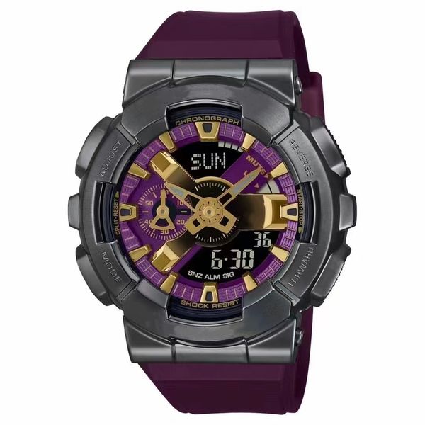 sports digital quartz men's watch iced out watch led alloy large dial world time full function gm oak series, Slivery;brown
sports digital quartz men's watch iced out watch led alloy large dial world time full function gm oak series, Slivery;brown