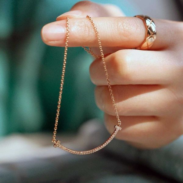 designer new new korean version micro inlaid full diamond necklace tiffay smiling face women's autumn collarbone chain live streaming j, Silver
designer new new korean version micro inlaid full diamond necklace tiffay smiling face women's autumn collarbone chain live streaming j, Silver