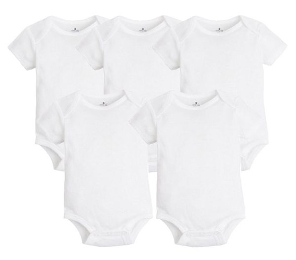 5 pcslot born baby clothing summer body baby bodysuits 100 cotton white kids jumpsuits baby boy girl clothes 024m 2203019531777, Blue 
5 pcslot born baby clothing summer body baby bodysuits 100 cotton white kids jumpsuits baby boy girl clothes 024m 2203019531777, Blue