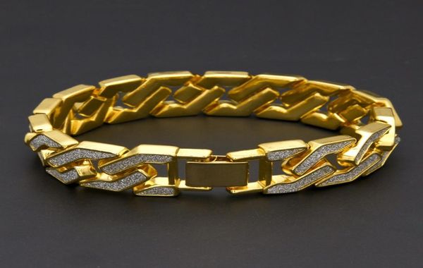 cuban link chain bracelet for mens iced out hip hop bracelets jewelry gold plating bangle zircon chains1169225, Black
cuban link chain bracelet for mens iced out hip hop bracelets jewelry gold plating bangle zircon chains1169225, Black