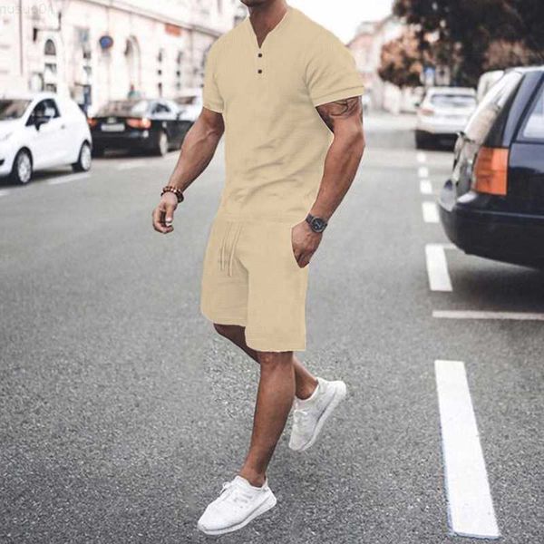 men's t-shirts 2023 summer casual clothes mens solid color two piece suits short sleeve buttoned v neck t shirt and shorts sets men str, White;black
men's t-shirts 2023 summer casual clothes mens solid color two piece suits short sleeve buttoned v neck t shirt and shorts sets men str, White;black