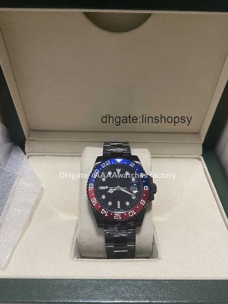 design shell the black new full gmt double automatic mechanical watches luxury watch men noctilucent pointer ceramic rotating of 40mm roleo, Slivery;golden 
design shell the black new full gmt double automatic mechanical watches luxury watch men noctilucent pointer ceramic rotating of 40mm roleo, Slivery;golden