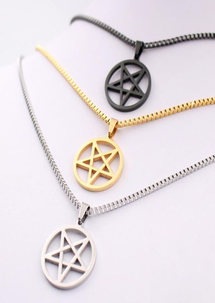 pentagram satanic symbol satan worship wicca pentacle stainless steel pendant necklace silver gold black 24mm 24 inch box chain f9742898
pentagram satanic symbol satan worship wicca pentacle stainless steel pendant necklace silver gold black 24mm 24 inch box chain f9742898