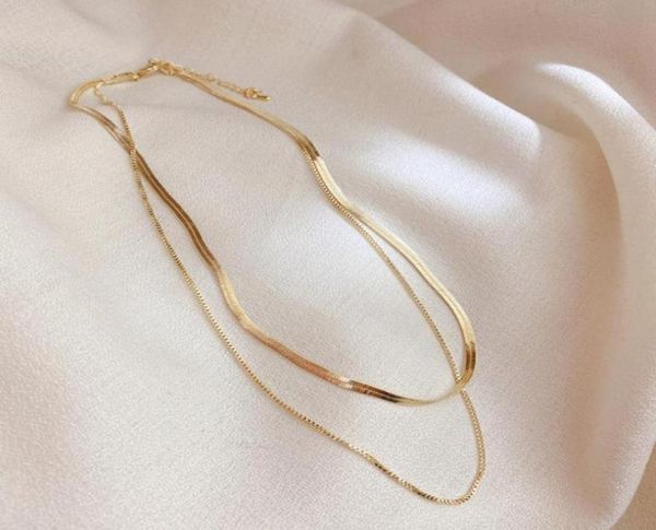 high grade korean gold fine jewelry 14k fairy double layered chains choker necklace gift for women chokers4577511, Golden;silver
high grade korean gold fine jewelry 14k fairy double layered chains choker necklace gift for women chokers4577511, Golden;silver