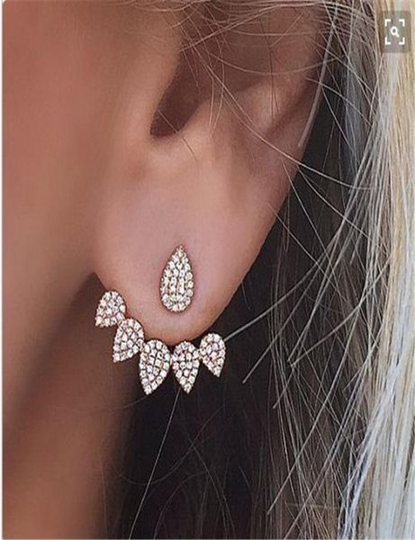 double sided stud earring for women piercing earing jewelry fashion silver gold color rhinestone crystal water drop stud earring8860765, Golden;silver
double sided stud earring for women piercing earing jewelry fashion silver gold color rhinestone crystal water drop stud earring8860765, Golden;silver