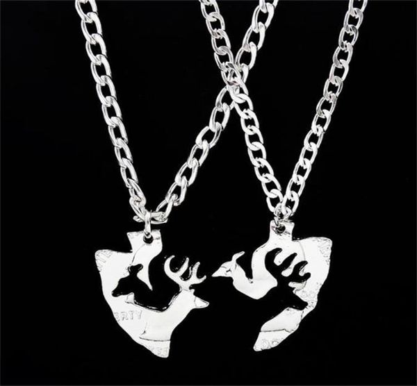 buck and doe couples puzzle necklace set interlocking coin love pendant friends necklaces8323977, Silver
buck and doe couples puzzle necklace set interlocking coin love pendant friends necklaces8323977, Silver