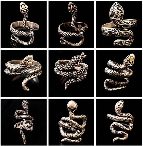 whole 30pcslot mix retro punk exaggerated snake ring men women hip hop animal cool biker rocker jewelry antique siver mal6421143, Silver
whole 30pcslot mix retro punk exaggerated snake ring men women hip hop animal cool biker rocker jewelry antique siver mal6421143, Silver