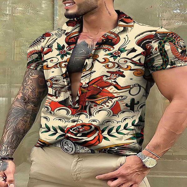 men's casual shirts men's vintage shirts 2023 spring summer casual short sleeve button lapel loose shirt for men clothes fashion g, White;black
men's casual shirts men's vintage shirts 2023 spring summer casual short sleeve button lapel loose shirt for men clothes fashion g, White;black