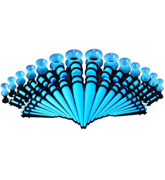 50pcslot acrylic ear gauge taper and plug stretching kits mixed color ear flesh tunnel expansion body piercing jewelry 14g00g5036481, Silver
50pcslot acrylic ear gauge taper and plug stretching kits mixed color ear flesh tunnel expansion body piercing jewelry 14g00g5036481, Silver