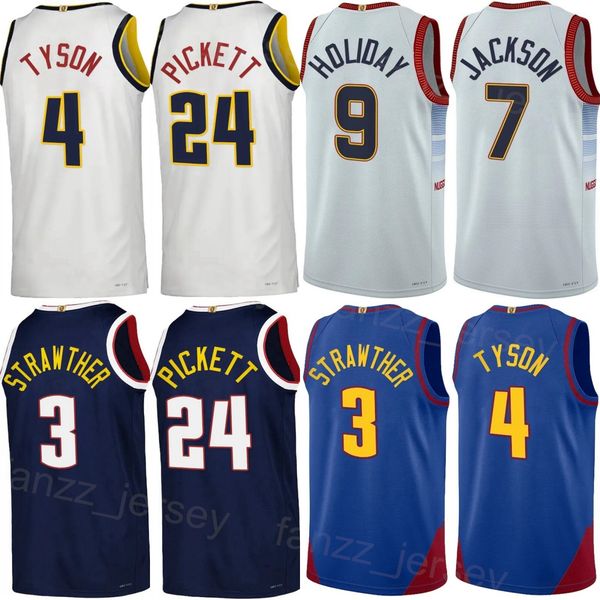 printed basketball hunter tyson jersey 4 julian strawther 3 reggie jackson 7 justin holiday jalen pickett 24aaron gordon 50 bruce brown 11 i, Black;red
printed basketball hunter tyson jersey 4 julian strawther 3 reggie jackson 7 justin holiday jalen pickett 24aaron gordon 50 bruce brown 11 i, Black;red