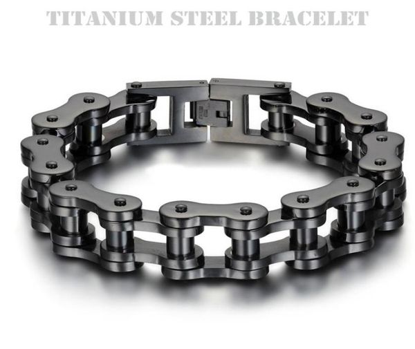 titanium steel ip black plating biker bicycle chains bracelet punk wristbands brace lace male trendy jewelry 23cm6995590
titanium steel ip black plating biker bicycle chains bracelet punk wristbands brace lace male trendy jewelry 23cm6995590