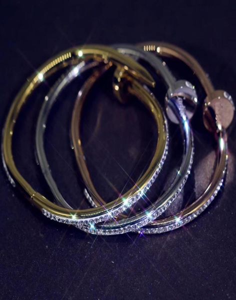 rose gold bangle brand designer classic nail men bracelet luxury women jewelry diamond bracelet for gift never fade2030855, Black
rose gold bangle brand designer classic nail men bracelet luxury women jewelry diamond bracelet for gift never fade2030855, Black