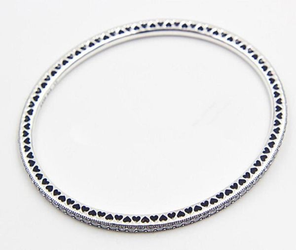 highquality 925 sterling silver twinkling forever bangle with clear cz barrel clasp for european charms and beads68660168252487, Black
highquality 925 sterling silver twinkling forever bangle with clear cz barrel clasp for european charms and beads68660168252487, Black