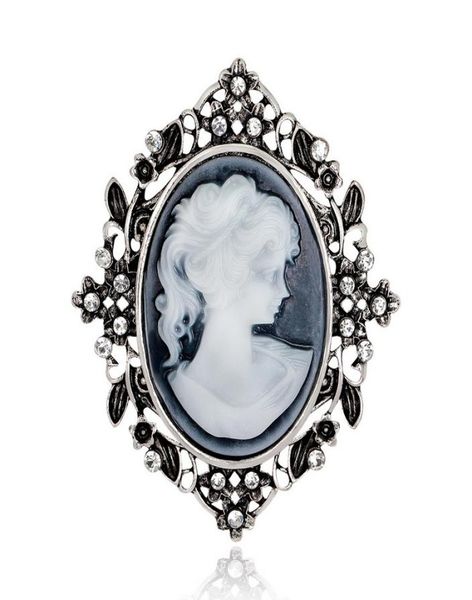 new arrival antique gold silver color vintage brooch pins crystal jewelry queen cameo brooches rhinestone for women christmas gif7521362, Gray
new arrival antique gold silver color vintage brooch pins crystal jewelry queen cameo brooches rhinestone for women christmas gif7521362, Gray