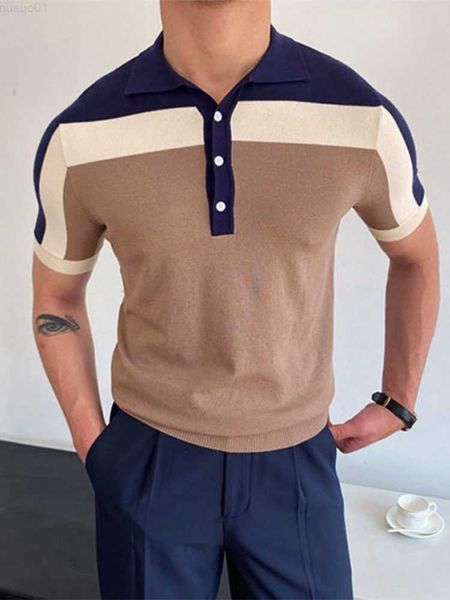 men's t-shirts fashion patchwork men polo shirts knitted short sleeve slim pullover 2022 spring summer men's casual turndown coll, White;black
men's t-shirts fashion patchwork men polo shirts knitted short sleeve slim pullover 2022 spring summer men's casual turndown coll, White;black