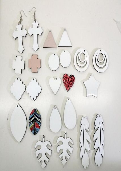 20pcs sublimation blank earrings white wood eardrop for diy fashion personalized women earrings round waterdrop star shape ea7811012, Silver
20pcs sublimation blank earrings white wood eardrop for diy fashion personalized women earrings round waterdrop star shape ea7811012, Silver