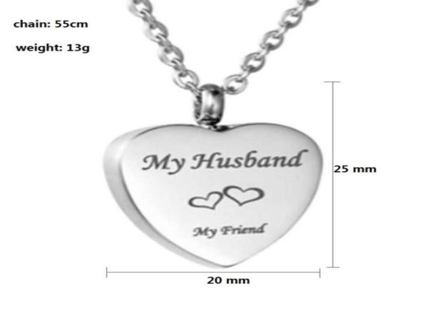 fashion jewelry my husband my friend cremation jewelry stainless steel urn necklace pendant souvenir75817974767718, Silver
fashion jewelry my husband my friend cremation jewelry stainless steel urn necklace pendant souvenir75817974767718, Silver