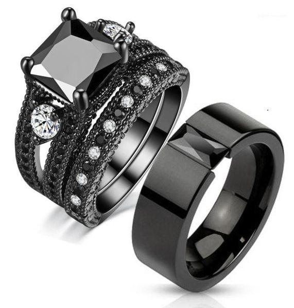 black nano zircon black gold plated ring luxury gold men and women combination couple ring bridal engagement gift12859904, Slivery;golden
black nano zircon black gold plated ring luxury gold men and women combination couple ring bridal engagement gift12859904, Slivery;golden