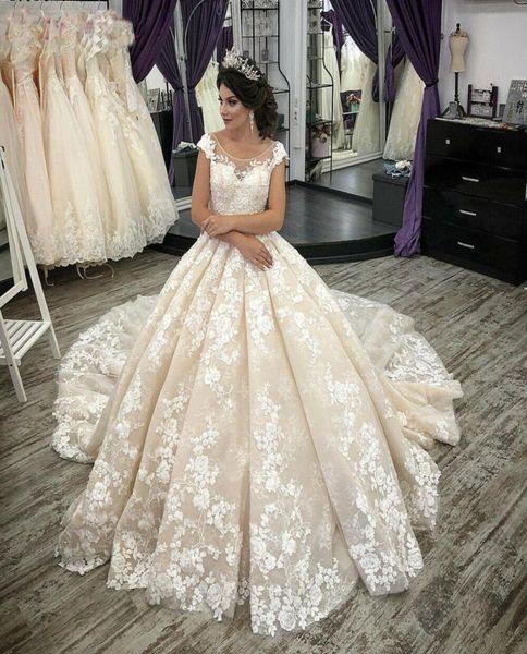 luxury wedding dresses champagne appliques ball bridal gowns vestido de novia plus size wedding8134677, White
luxury wedding dresses champagne appliques ball bridal gowns vestido de novia plus size wedding8134677, White