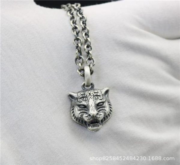 pendant necklaces fashion brand taiyin old domineering men039s tiger head personality punk and women039s6594231, Silver
pendant necklaces fashion brand taiyin old domineering men039s tiger head personality punk and women039s6594231, Silver