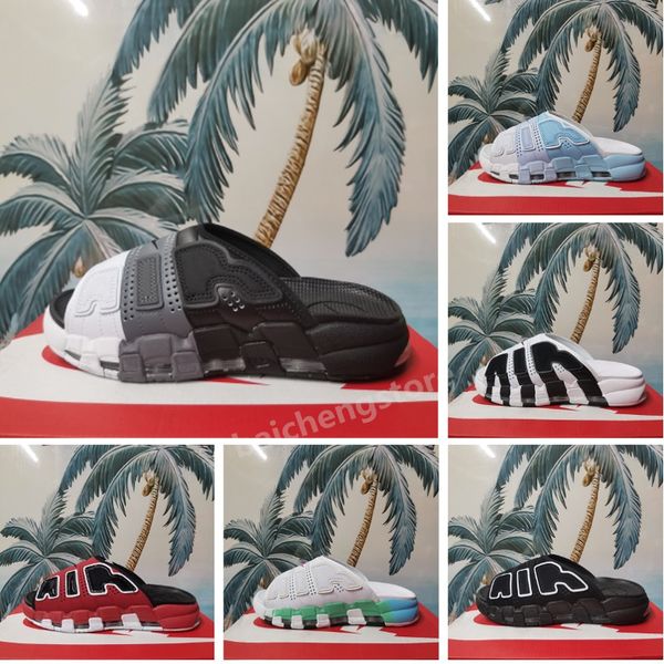 2023 men women more uptempos slippers mens womens designer sandals black white red sports slide slipper sandal platform shoes l5
2023 men women more uptempos slippers mens womens designer sandals black white red sports slide slipper sandal platform shoes l5