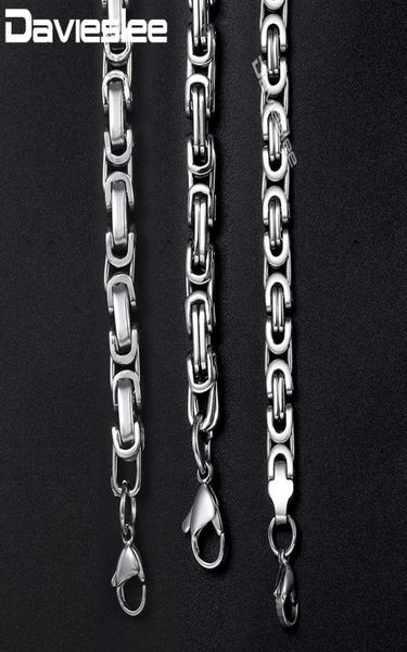 davieslee mens necklaces chains silver tone stainless steel byzantine chain necklace for men jewelry fashion gift 57mm lknn21fact4995198
davieslee mens necklaces chains silver tone stainless steel byzantine chain necklace for men jewelry fashion gift 57mm lknn21fact4995198