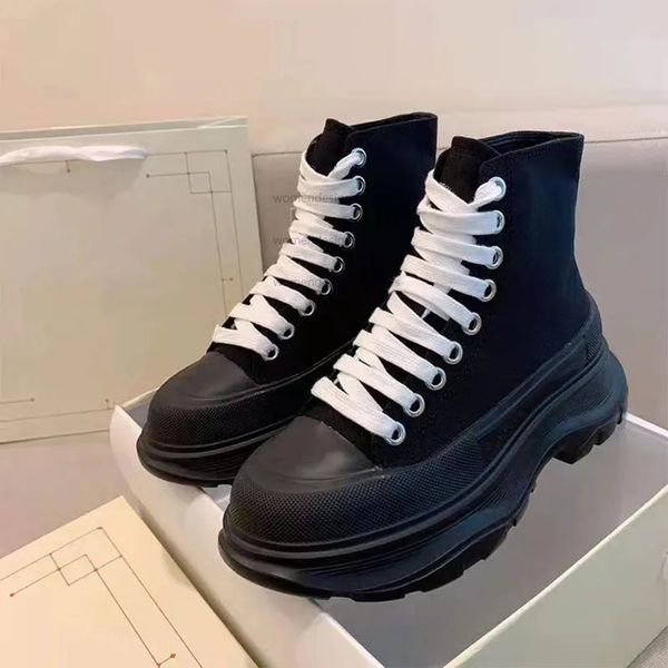 designer boots mens canvas ankle boot woman lace-up fashion thick bottom winter booties outdoor sneakers botas de mujer black blue size 44
designer boots mens canvas ankle boot woman lace-up fashion thick bottom winter booties outdoor sneakers botas de mujer black blue size 44