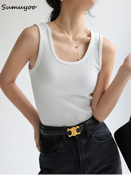 t-shirt sumuyoo summer ribbed knitted tank women off shoulder crop basic shirts casual suspender sport vest slim y2k new, White
t-shirt sumuyoo summer ribbed knitted tank women off shoulder crop basic shirts casual suspender sport vest slim y2k new, White
