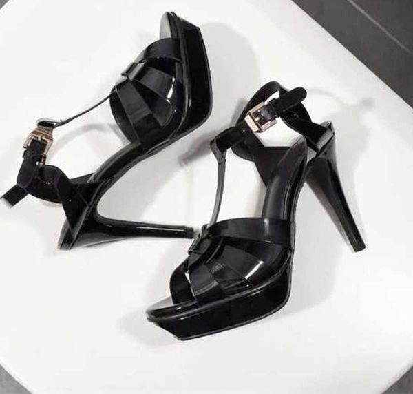 women tribute patent leather platform stiletto heel shoes /14 cm t-strap high heels sandals 66, Black
women tribute patent leather platform stiletto heel shoes /14 cm t-strap high heels sandals 66, Black