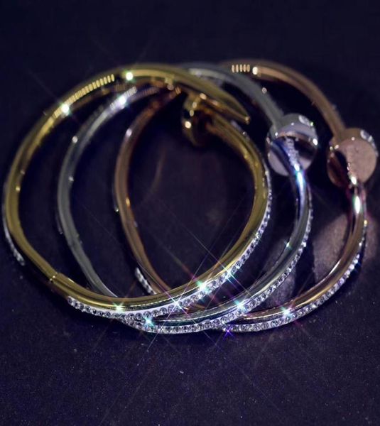 rose gold bangle brand designer classic nail men bracelet luxury women jewelry diamond bracelet for gift never fade3971948, Black
rose gold bangle brand designer classic nail men bracelet luxury women jewelry diamond bracelet for gift never fade3971948, Black